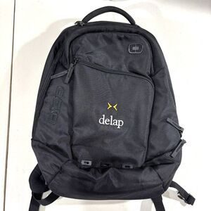 OGIO Backpack Spacious Laptop Black Embroidered  Metro‎ Computer Padded Back